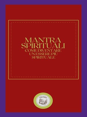 cover image of MANTRA SPIRITUALI
